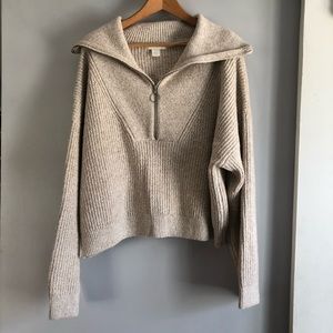 H&M Half Zip Sweater
